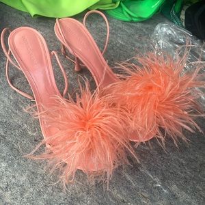 Bottega Veneta Feather Dot - Coral